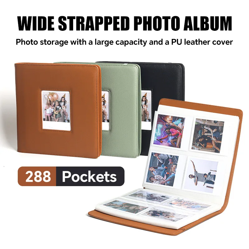 Polaroid Photo Album - 288ポケット大型インスタントフォトアルバム | ポラロイド I-Type/600/SX70 & 富士フイルム