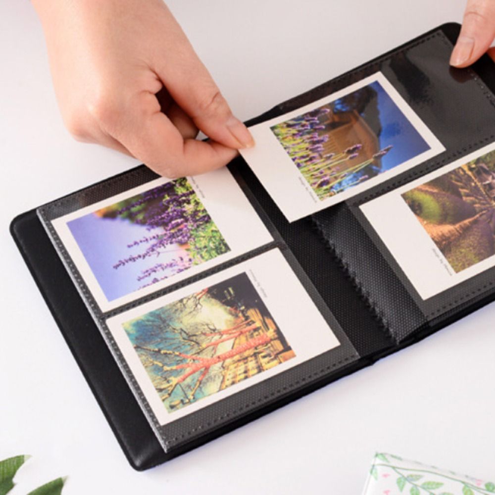 Polaroid Photo Album - Fujifilm-64ポケット付きミニインスタントフォトアルバム、3インチ、写真ケース、収納、instax mini 11、9、8、7s、90、70、lplay