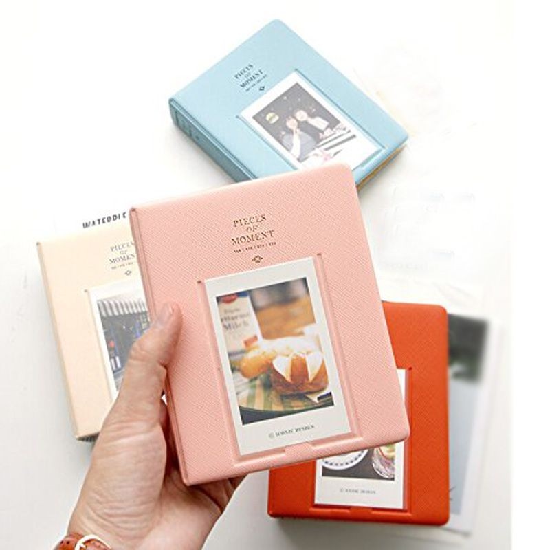 Polaroid Photo Album - 3 インチ 64 ポケットポラロイドフォトアルバムミニインスタント画像ケース収納富士フイルムインスタックスミニフィルム 8 韓国インスタックスアルバム