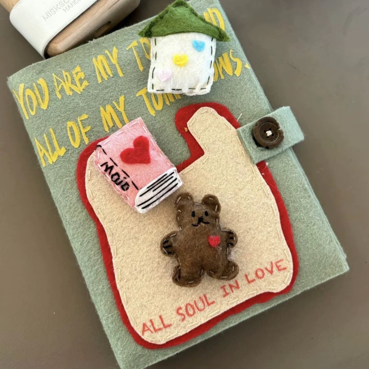 Polaroid Photo Album - かわいいショッピングクマ不織布カードアルバム 3 インチ小さなカードポラロイドアルバム写真収納ハンドブックお土産アルバム