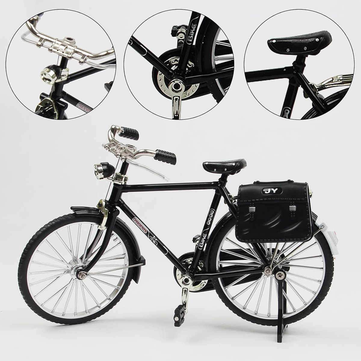 Vintage Collectible Toys - 合金レトロ自転車ミニモデルヴィンテージクラシックバイクオーナメントデスクトップ装飾品コレクタブルおもちゃ