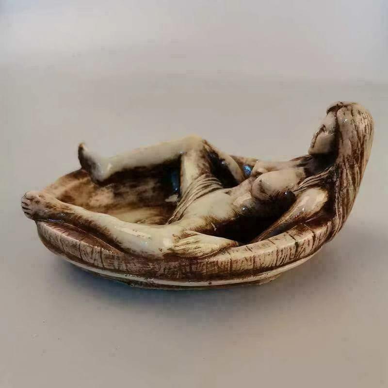 Vintage Collectible Ashtrays - 希少な中国アンティーク灰皿 - 美しいコレクターズアイテム、ヴィンテージオリエンタルデザイン、家の装飾とコレクターのためのレアな発見