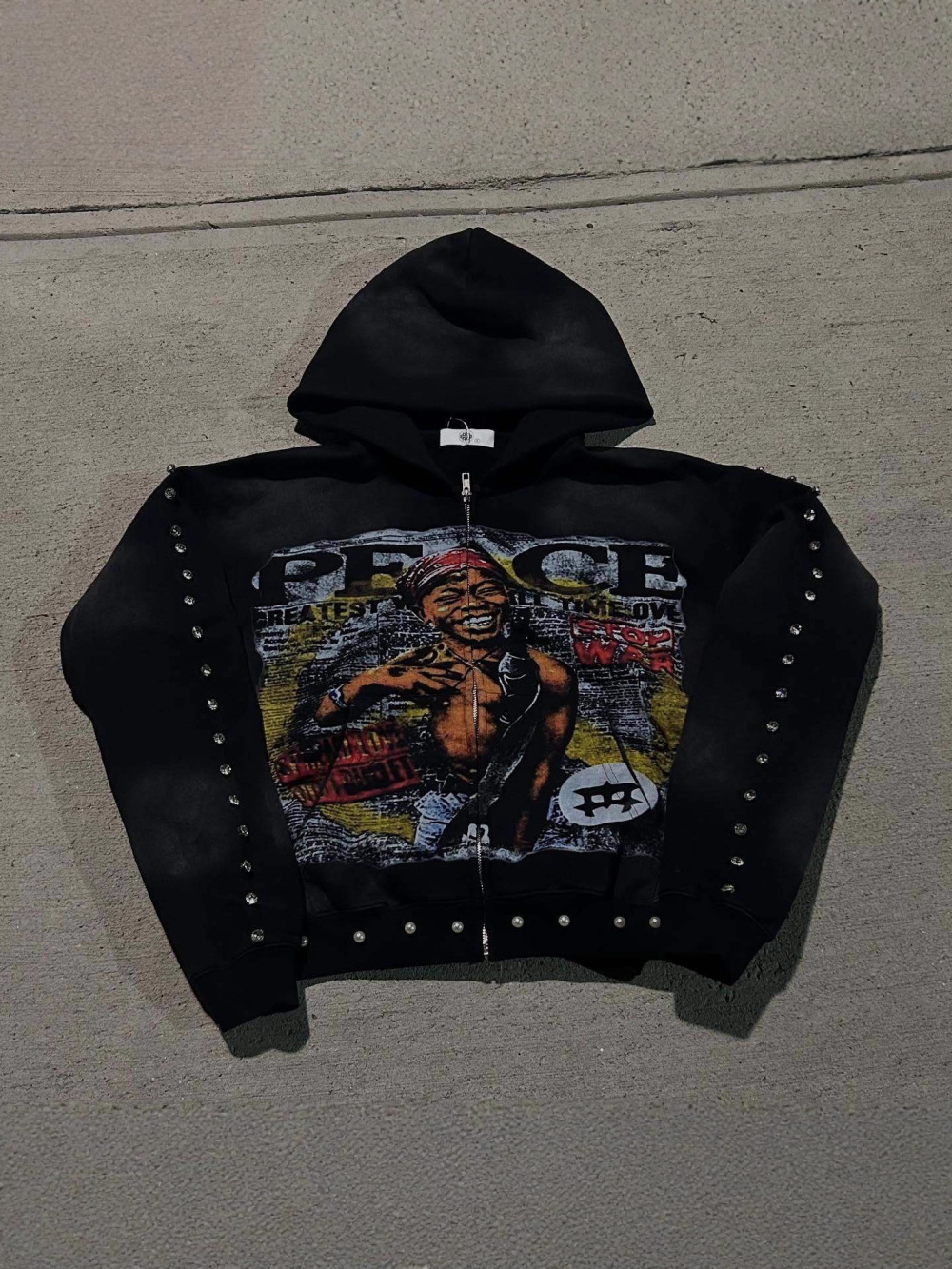 2026年新作アメリカンヒップホップルーズフーディストリート - Vintage Zip Hoodie のレビューと価格