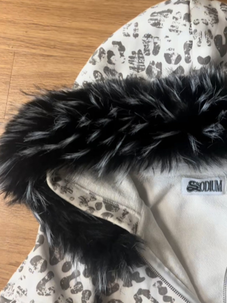 秋と冬のファジーカラーレトロメンズ＆レディース個性派ストリー - Vintage Zip Hoodie のレビューと価格