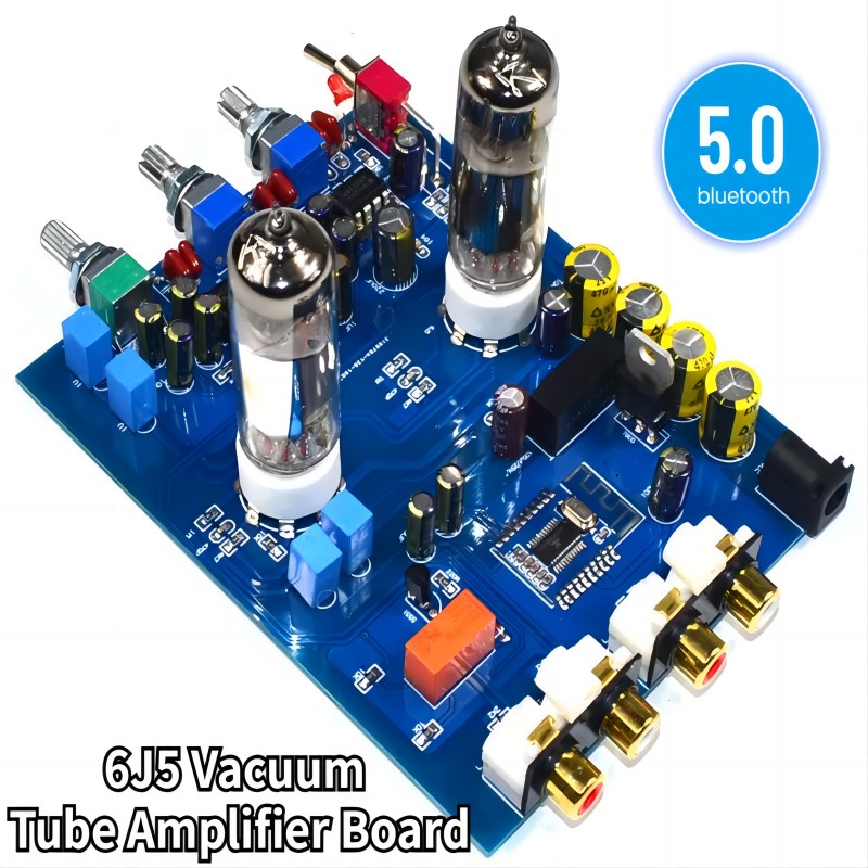 真空管アンプ6j5,Bluetooth 5.0,ホームシアタ - Tube Amplifier Part のレビューと価格
