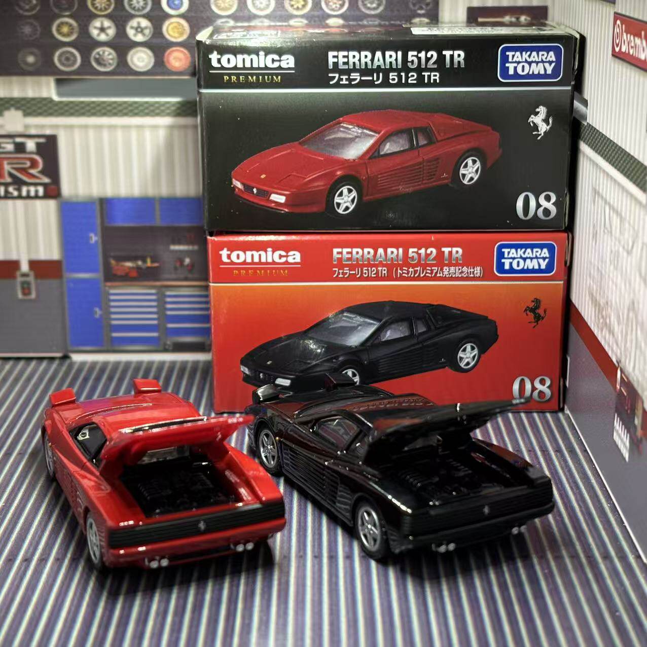 タカラトミカ プレミアム 08 フェラーリ 512 TR 本 - Vintage Collectibles & More Llc Photos のレビューと価格