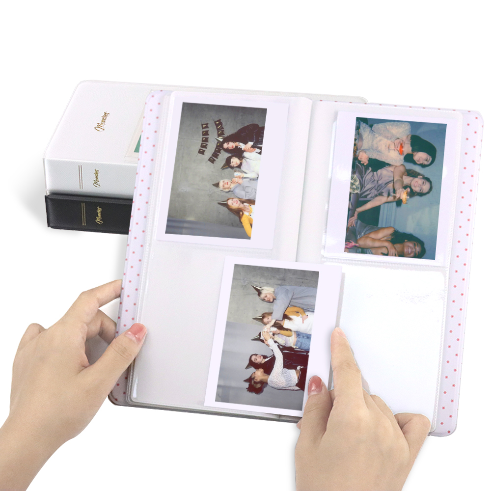 600フィルム用の64ポケット付きフォトアルバム収納ブック, - Polaroid Photo Album のレビューと価格