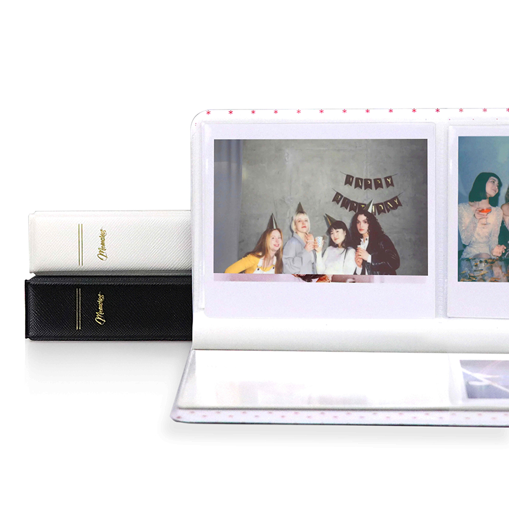 600フィルム用の64ポケット付きフォトアルバム収納ブック, - Polaroid Photo Album のレビューと価格