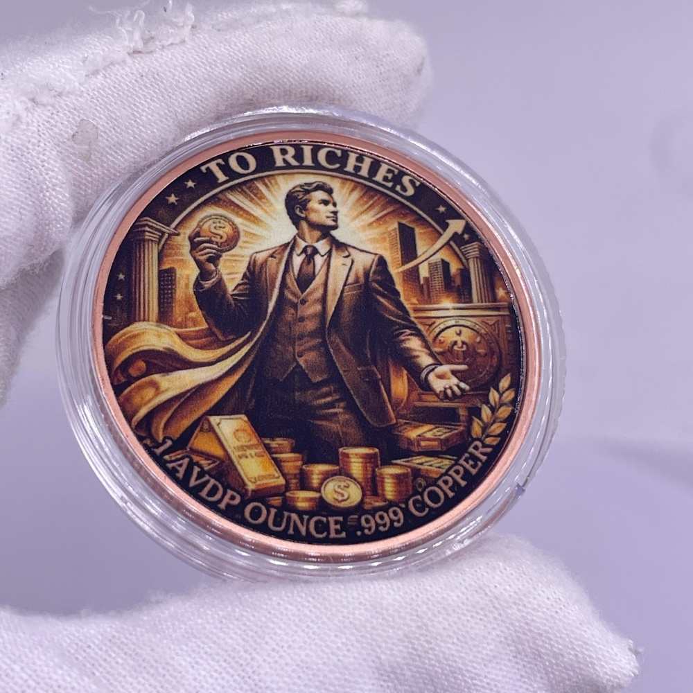 「From Rags To Riches」テーマの99.9% - Vintage Collectible Coins のレビューと価格