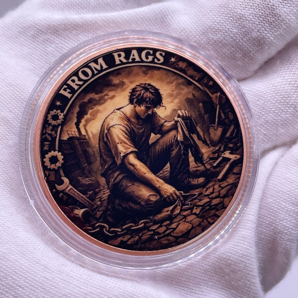 「From Rags To Riches」テーマの99.9% - Vintage Collectible Coins のレビューと価格