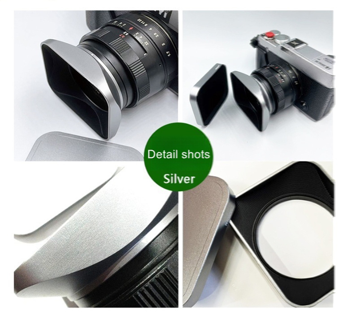 カメラ ヴィンテージ風 メタル スクエア レンズフード キャ - Lens Cap Vintage のレビューと価格