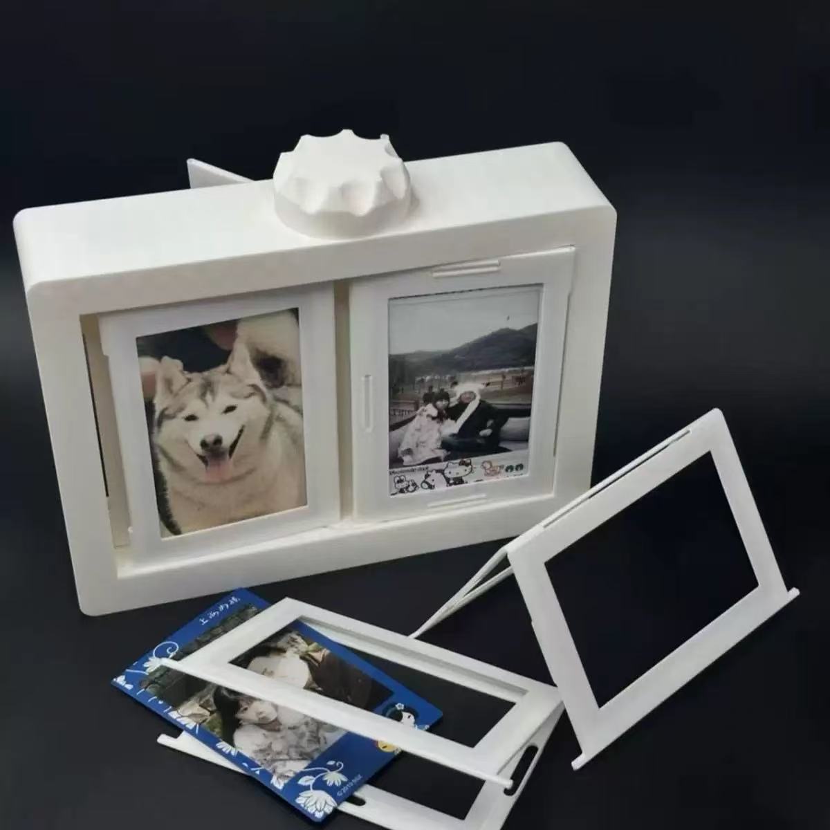 ポラロイド回転式フォトアルバム、ページめくり式3Dフォトフレ - Polaroid Photo Album のレビューと価格