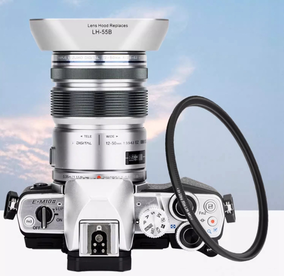 カメラヴィンテージスタイルスクエアレンズフードライトシールド - Lens Cap Vintage のレビューと価格
