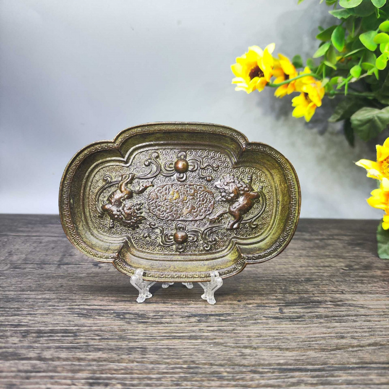 アンティークコレクション、ヴィンテージメッキ銅製ペンワッシャ - Vintage Collectible Ashtrays のレビューと価格