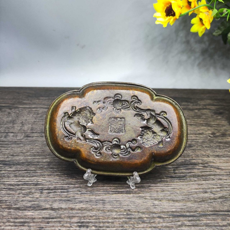 アンティークコレクション、ヴィンテージメッキ銅製ペンワッシャ - Vintage Collectible Ashtrays のレビューと価格