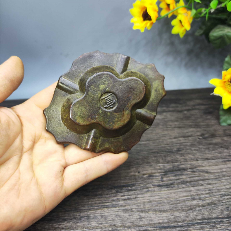 アンティークコレクション、ヴィンテージメッキ銅製ペンワッシャ - Vintage Collectible Ashtrays のレビューと価格