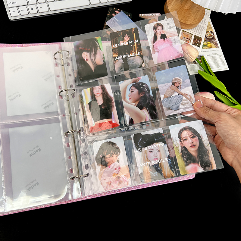 10 個 A4 両面フォトスリーブページ - トレーディング - Polaroid Photo Album のレビューと価格