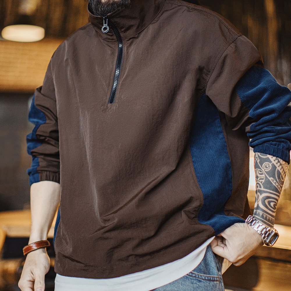 Maden ヴィンテージ コーデュロイ カラーブロック ハー - Vintage Zip Hoodie のレビューと価格