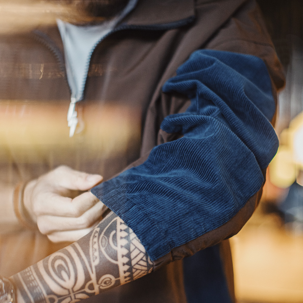 Maden ヴィンテージ コーデュロイ カラーブロック ハー - Vintage Zip Hoodie のレビューと価格