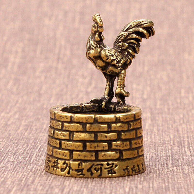 真鍮グッズミニ灰皿灰ホルダー小さなヴィンテージオンドリの置物 - Vintage Collectible Ashtrays のレビューと価格
