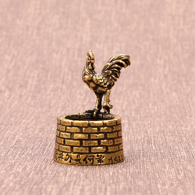 真鍮グッズミニ灰皿灰ホルダー小さなヴィンテージオンドリの置物 - Vintage Collectible Ashtrays のレビューと価格