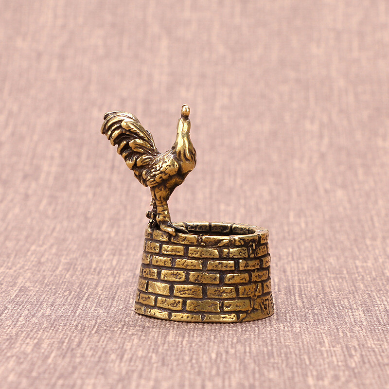 真鍮グッズミニ灰皿灰ホルダー小さなヴィンテージオンドリの置物 - Vintage Collectible Ashtrays のレビューと価格
