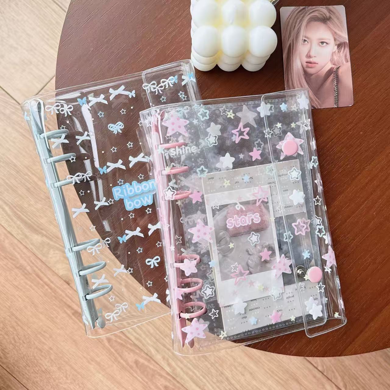 A6 ポルカドットスターボウフォトアルバム ダブルスナップ  - Polaroid Photo Album のレビューと価格