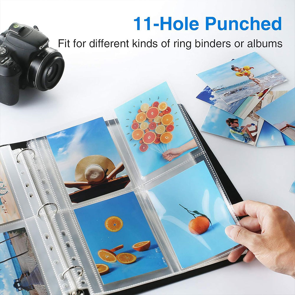 A4 クリア 10 個フォトアルバムリフィルページファイルプ - Polaroid Photo Album のレビューと価格