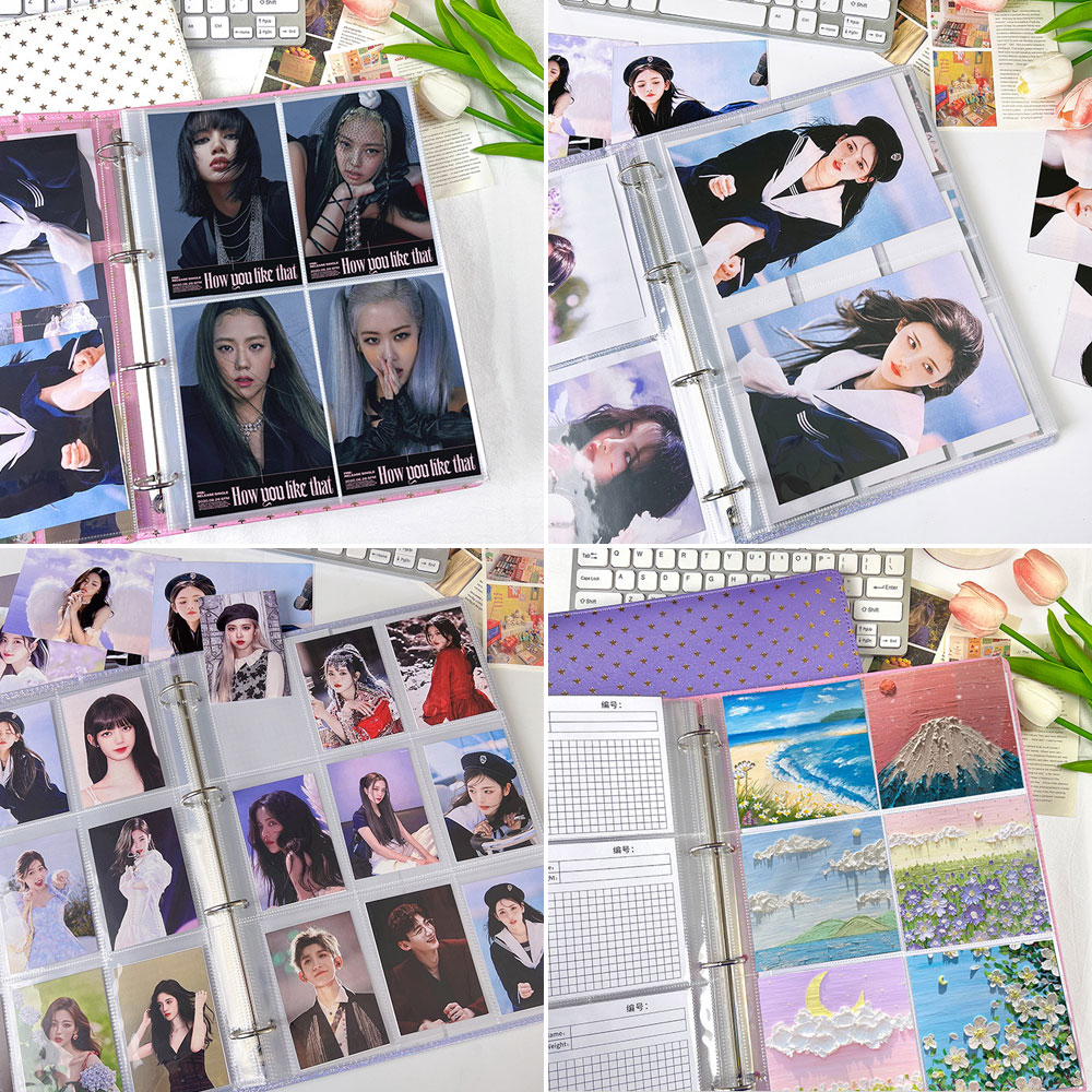 A4 クリア 10 個フォトアルバムリフィルページファイルプ - Polaroid Photo Album のレビューと価格