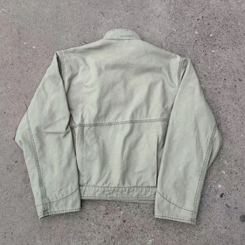 原宿ヴィンテージ90年代スタンドカラーボタン付きフード付きス - Vintage Zip Hoodie のレビューと価格