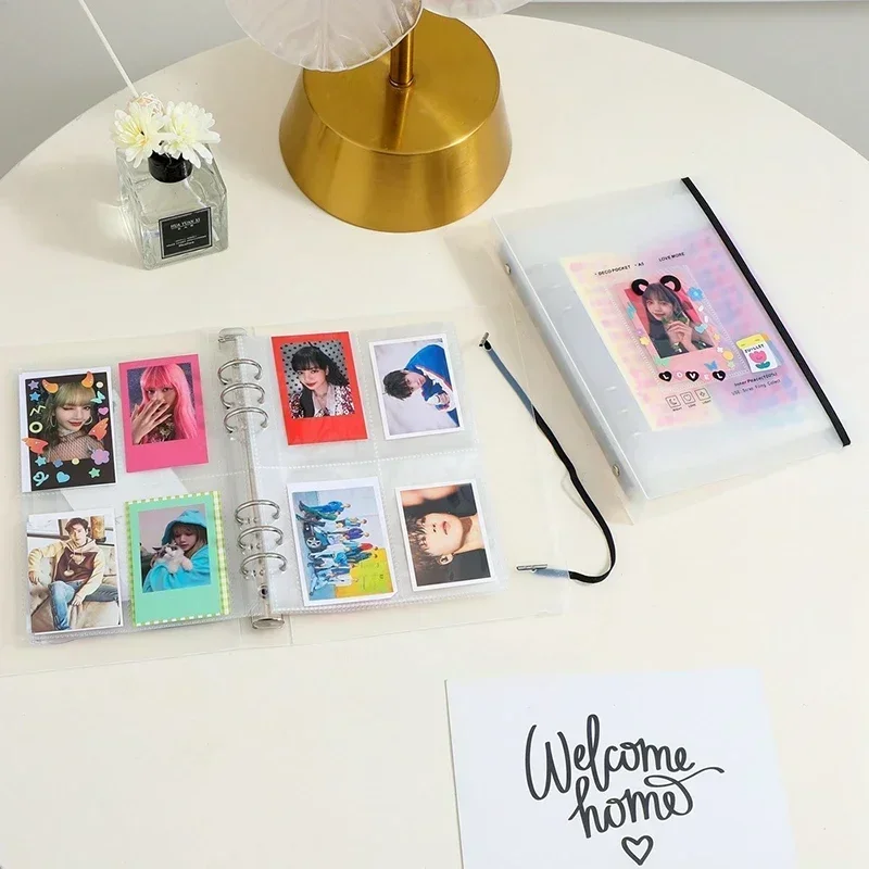 A5 バインダーフォトカードホルダー Kpop フォトカード - Polaroid Photo Album のレビューと価格
