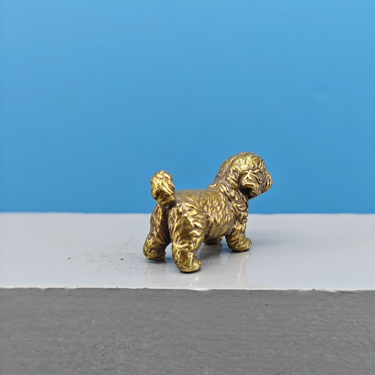 ミニ真鍮製犬像 フレンチブルドッグ テディベア シャーペイ  - Vintage Collectible Teddy Bears のレビューと価格