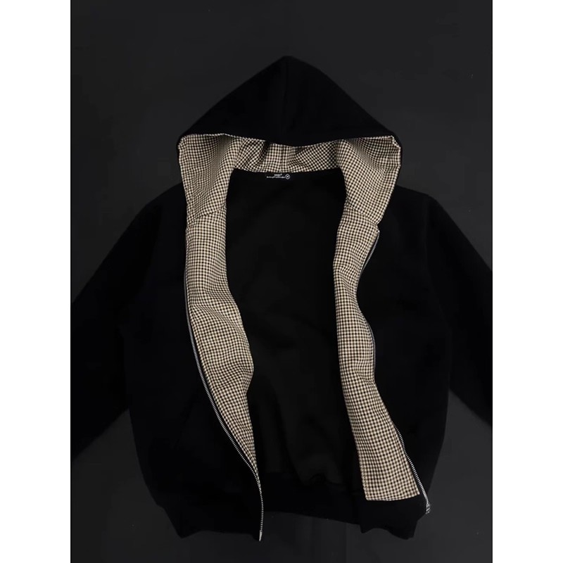 QICHE メンズ アメリカンヴィンテージ ジップアップフー - Vintage Zip Hoodie のレビューと価格