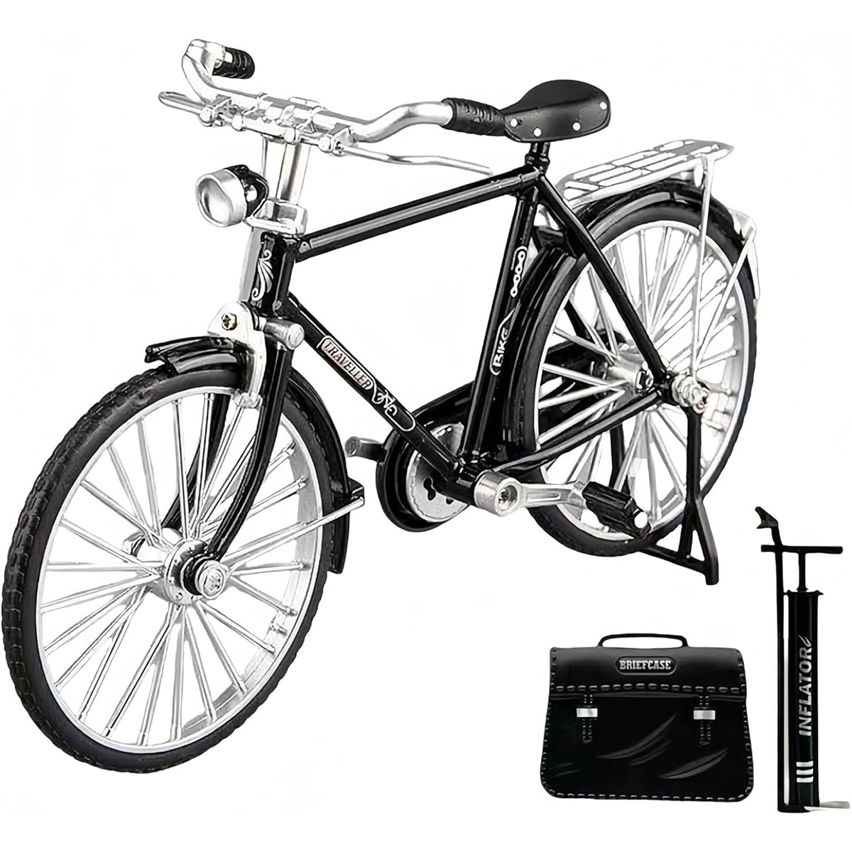 合金レトロ自転車ミニモデルヴィンテージクラシックバイクオーナ - Vintage Collectible Toys のレビューと価格
