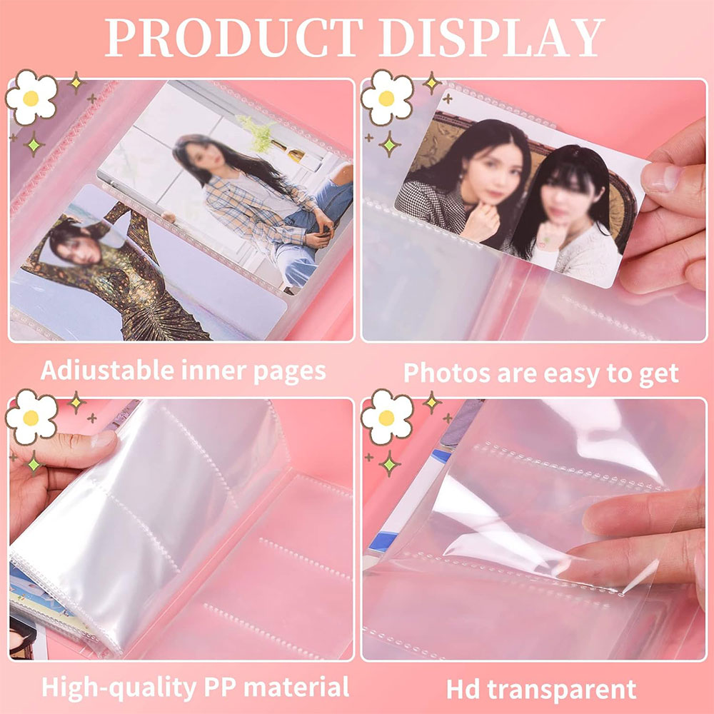 K-pop透明フォトアルバム,ミニポラロイド写真,列車のチケ - Polaroid Photo Album のレビューと価格